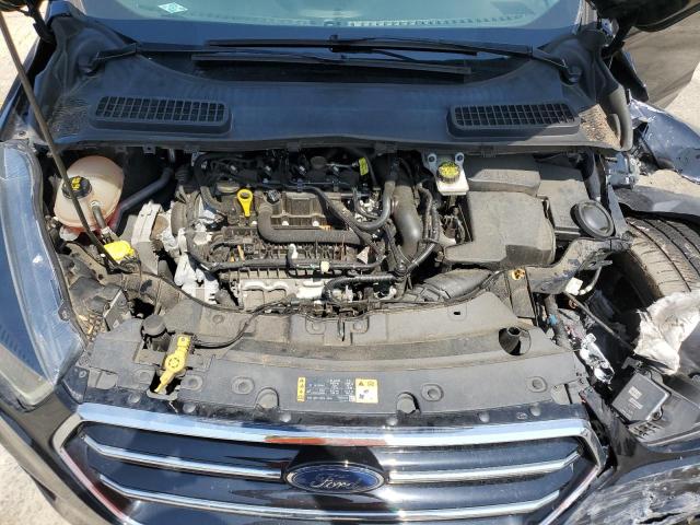 1FMCU0GD4KUA61661 - 2019 FORD ESCAPE SE Սև լուսանկար 12