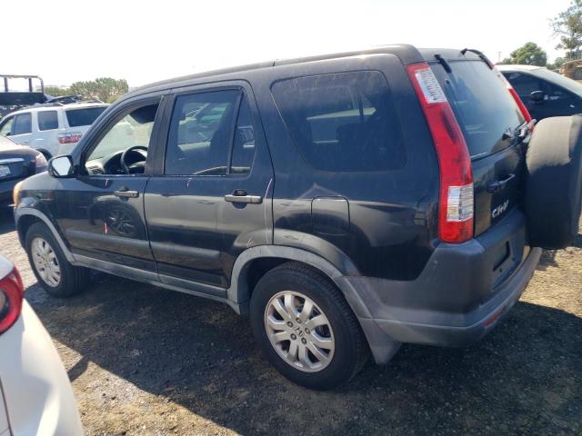 JHLRD78835C026583 - 2005 HONDA CR-V EX BLACK photo 2