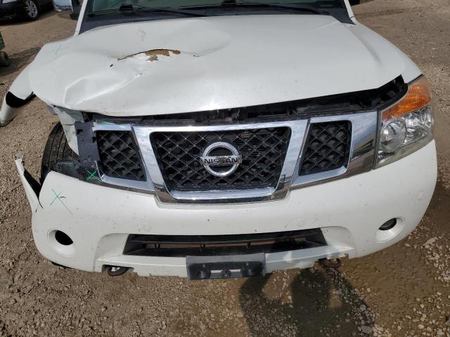 5N1BA0NE0DN609443 - 2013 NISSAN ARMADA PLATINUM WHITE photo 12