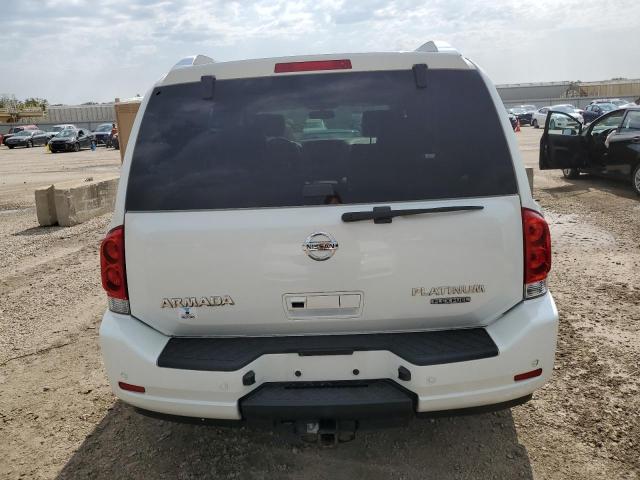 5N1BA0NE0DN609443 - 2013 NISSAN ARMADA PLATINUM WHITE photo 6