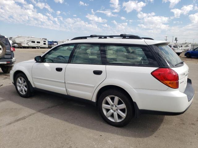 4S4BP61C967321823 - 2006 SUBARU LEGACY OUTBACK 2.5I WHITE photo 2