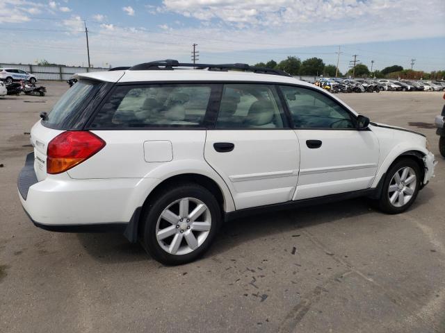 4S4BP61C967321823 - 2006 SUBARU LEGACY OUTBACK 2.5I WHITE photo 3