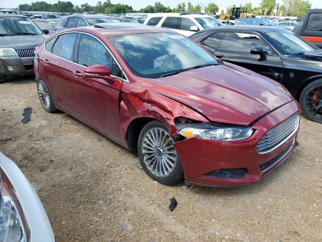 3FA6P0RU7DR295685 - 2013 FORD FUSION TITANIUM HEV RED photo 4