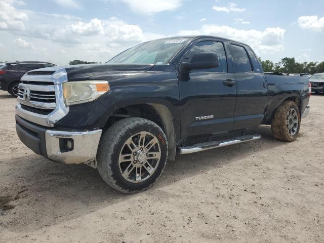 5TFRM5F10EX069827 - 2014 TOYOTA TUNDRA DOUBLE CAB SR/SR5 BLACK photo 1