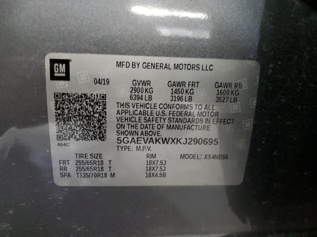 5GAEVAKWXKJ290695 - 2019 BUICK ENCLAVE ESSENCE 灰色 照片 14