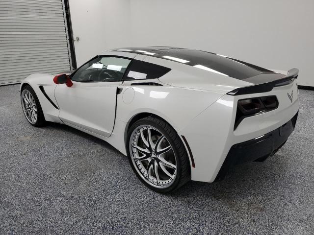 1G1YB2D73K5108210 - 2019 CHEVROLET CORVETTE STINGRAY 1LT WHITE photo 2