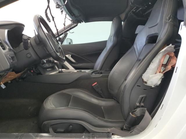 1G1YB2D73K5108210 - 2019 CHEVROLET CORVETTE STINGRAY 1LT WHITE photo 7