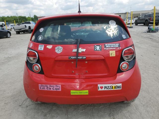 1G1JC6SG5E4129269 - 2014 CHEVROLET SONIC LT 红色 照片 6