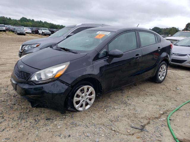 KNADM4A3XE6418458 - 2014 KIA RIO LX BLACK photo 1