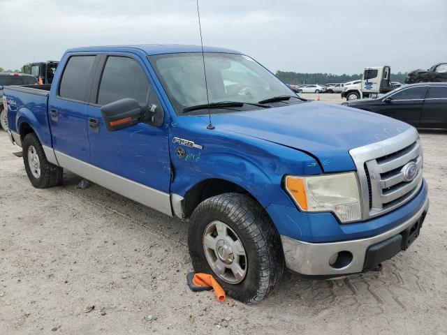 1FTFW1EV9AFB17173 - 2010 FORD F150 SUPERCREW BLUE photo 4