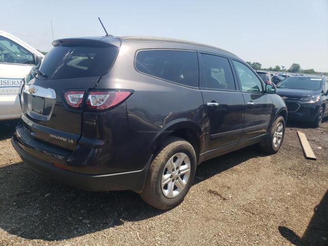 1GNKRFED9DJ145249 - 2013 CHEVROLET TRAVERSE LS GRAY photo 3