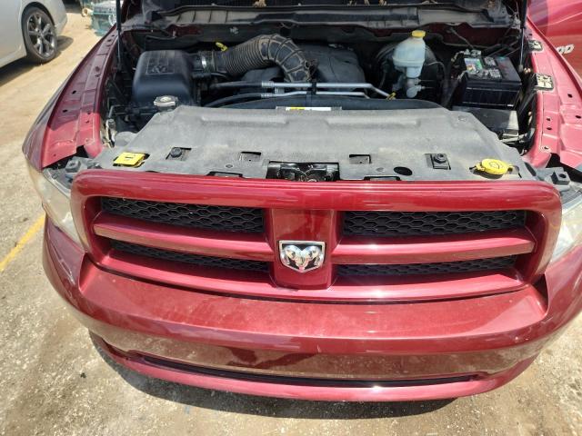 1C6RD6KT0CS246746 - 2012 DODGE RAM 1500 ST წითელი ფოტო 11