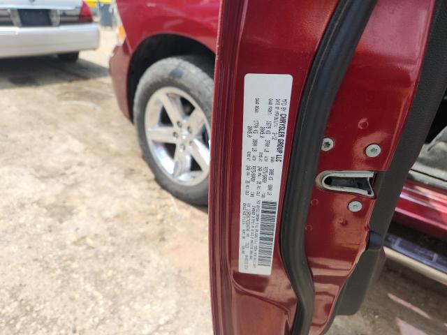 1C6RD6KT0CS246746 - 2012 DODGE RAM 1500 ST წითელი ფოტო 13