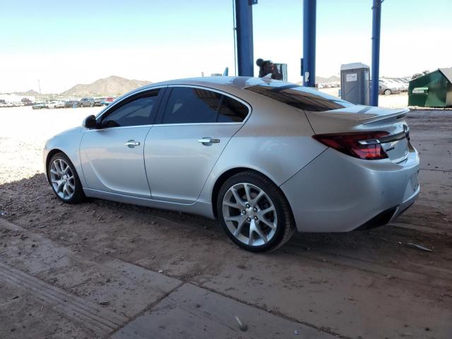 2G4GT5GX0E9283370 - 2014 BUICK REGAL GS SILVER photo 2