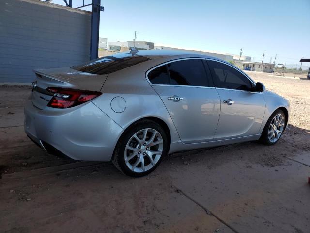 2G4GT5GX0E9283370 - 2014 BUICK REGAL GS SILVER photo 3