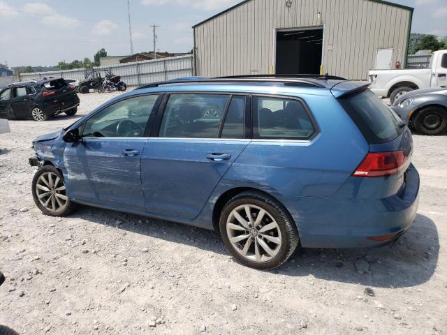 3VWC17AU4FM509791 - 2015 VOLKSWAGEN GOLF SPORT S BLUE photo 2