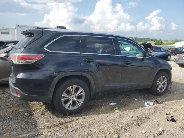 5TDKKRFH6FS051755 - 2015 TOYOTA HIGHLANDER XLE BLACK photo 3