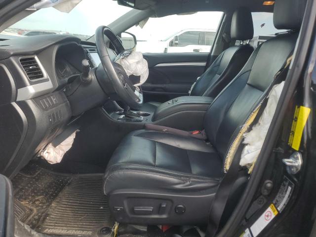 5TDKKRFH6FS051755 - 2015 TOYOTA HIGHLANDER XLE BLACK photo 7