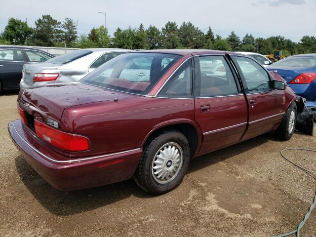 2G4WB52K1T1430575 - 1996 BUICK REGAL CUSTOM BURGUNDY photo 3