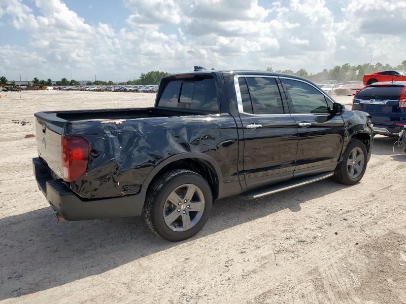 5FPYK3F7XNB002065 - 2022 HONDA RIDGELINE RTL შავი ფოტო 3