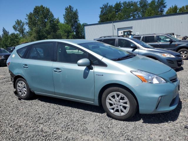 JTDZN3EU2D3265738 - 2013 TOYOTA PRIUS V TURQUOISE photo 4