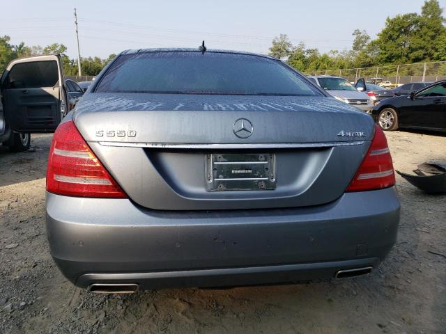 WDDNG9EB5DA536237 - 2013 MERCEDES-BENZ S 550 4MATIC GRAY photo 6