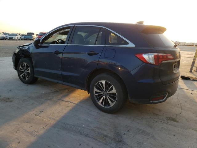 5J8TB4H74GL025185 - 2016 ACURA RDX ADVANCE BLUE photo 2