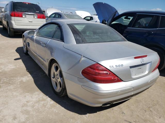 WDBSK75F95F098196 - 2005 MERCEDES-BENZ SL 500 SILVER photo 3