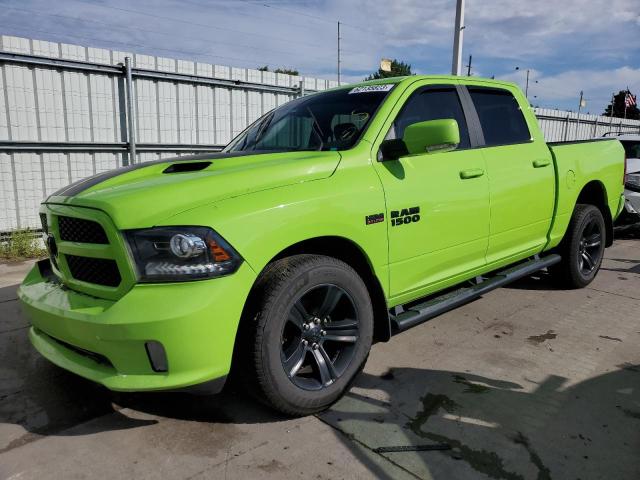 1C6RR7MT0HS778977 - 2017 RAM 1500 SPORT GREEN photo 1