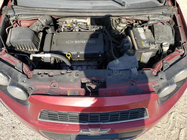 1G1JB6SH3C4119574 - 2012 CHEVROLET SONIC LS 红色 照片 11