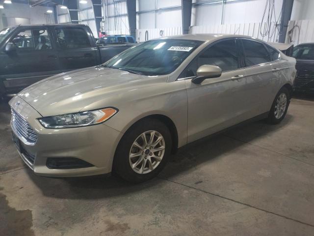 3FA6P0G75GR215088 - 2016 FORD FUSION S TAN photo 1