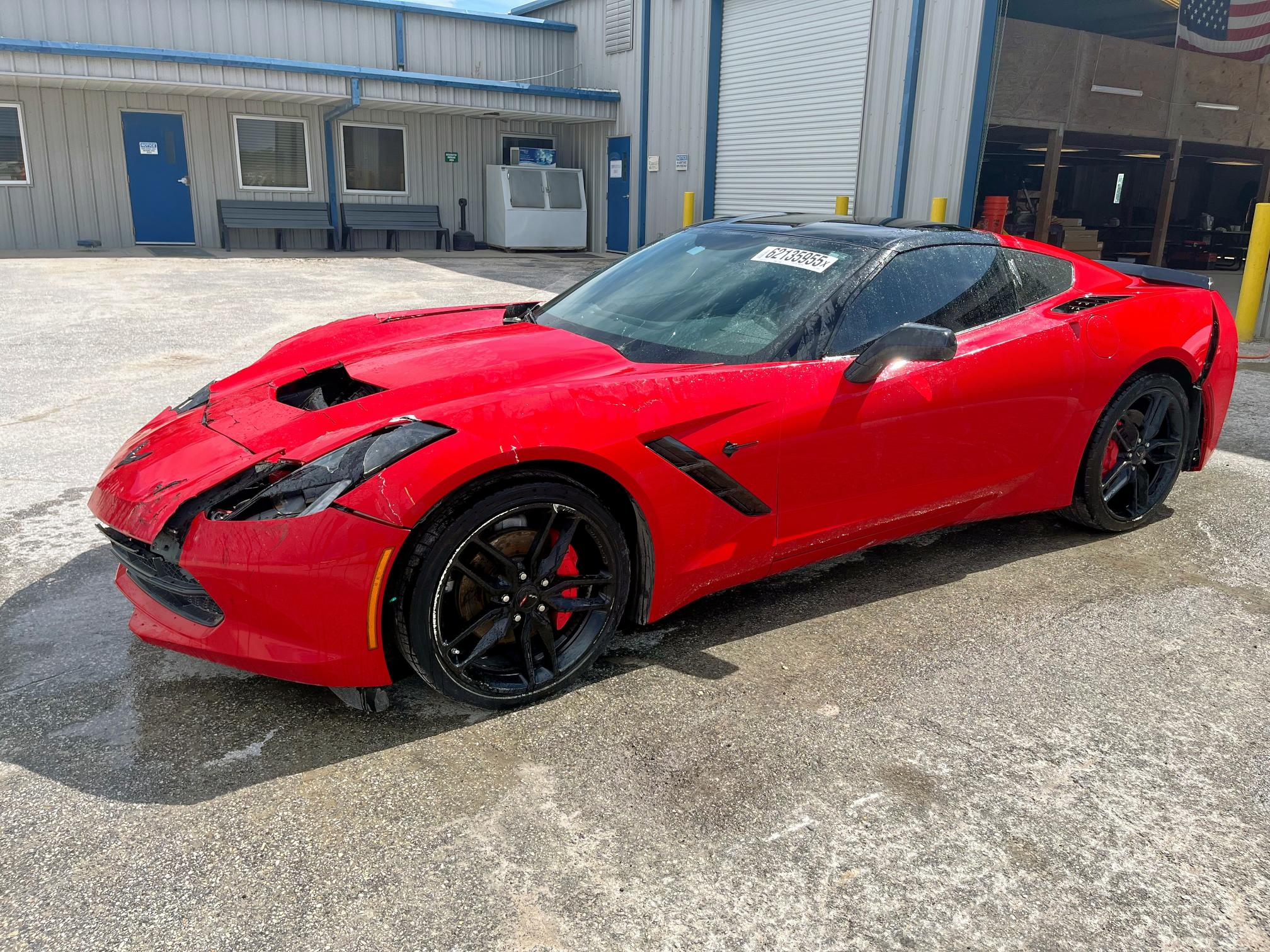 1G1YB2D75G5104618 - 2016 CHEVROLET CORVETTE STINGRAY 1LT RED photo 1