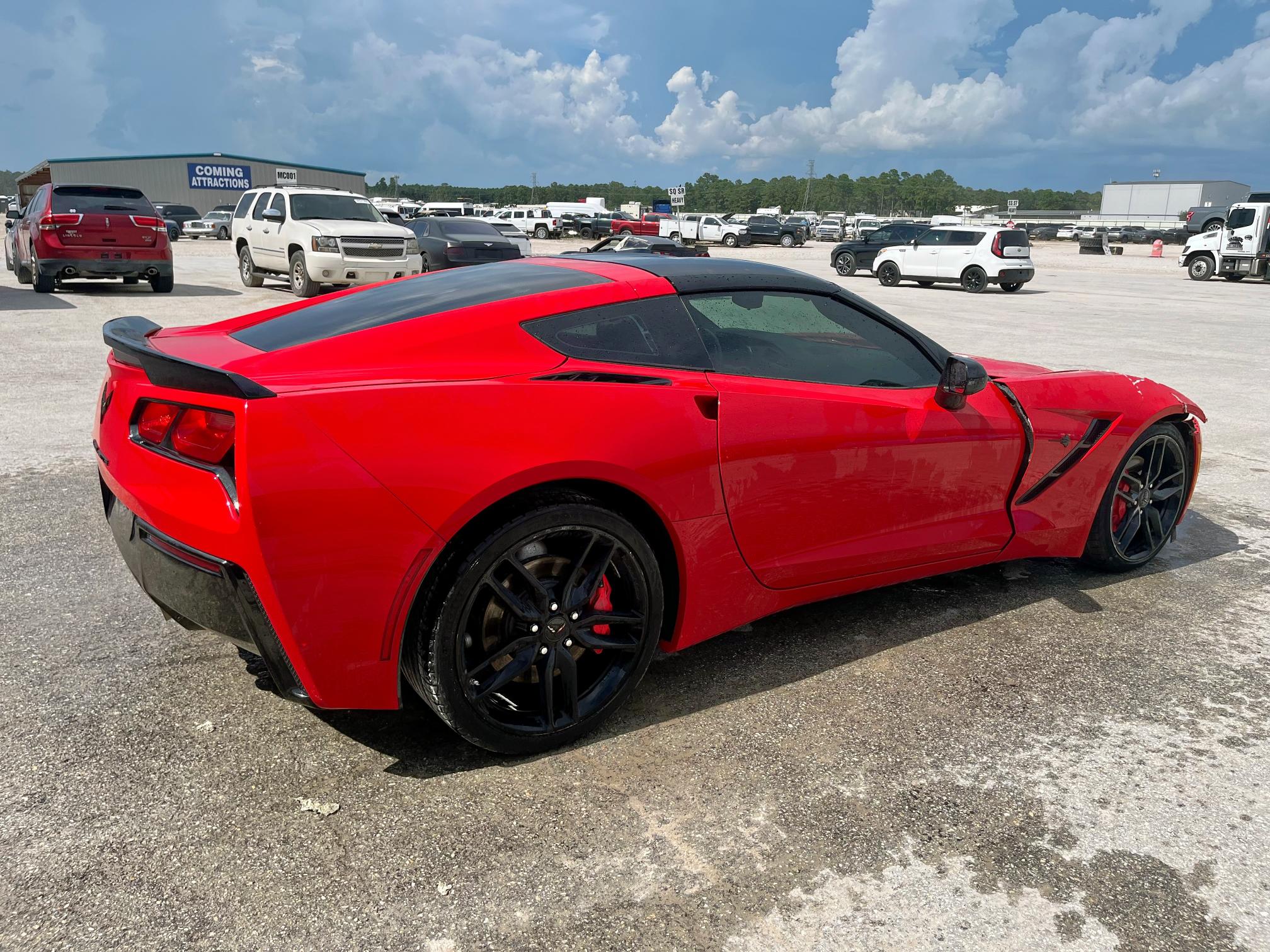 1G1YB2D75G5104618 - 2016 CHEVROLET CORVETTE STINGRAY 1LT RED photo 3