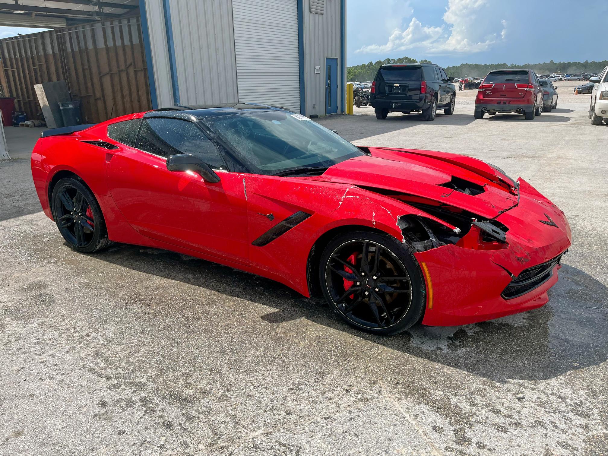 1G1YB2D75G5104618 - 2016 CHEVROLET CORVETTE STINGRAY 1LT RED photo 4