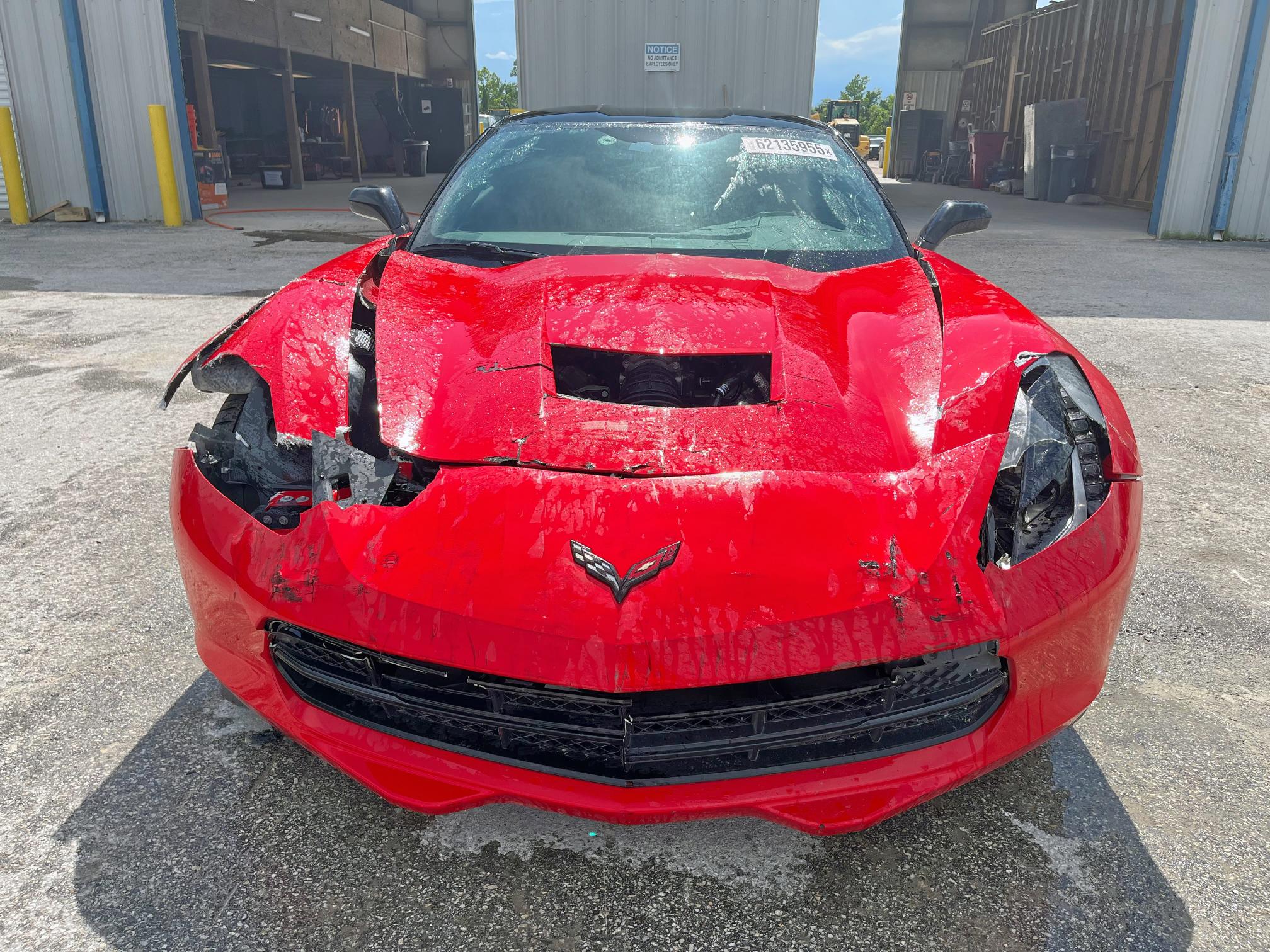 1G1YB2D75G5104618 - 2016 CHEVROLET CORVETTE STINGRAY 1LT RED photo 5