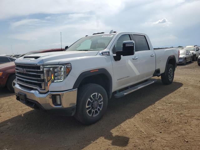 1GT49UEY5MF183167 - 2021 GMC SIERRA K3500 SLT WHITE photo 1