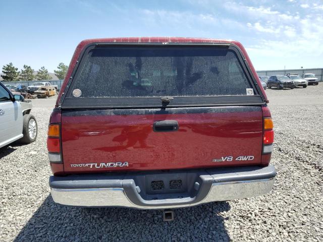 5TBBT44151S169481 - 2001 TOYOTA TUNDRA ACCESS CAB MAROON photo 6