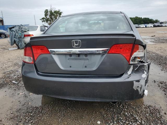 2HGFA16629H340205 - 2009 HONDA CIVIC LX-S GRAY photo 6