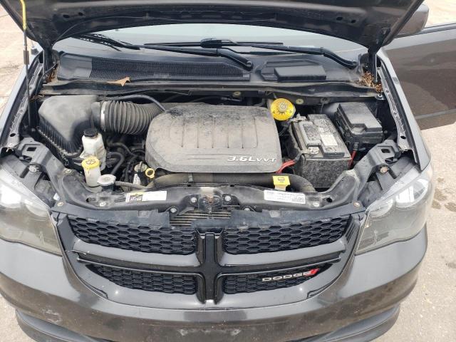 2C4RDGBG5KR502722 - 2019 DODGE GRAND CARA SE GRAY photo 12