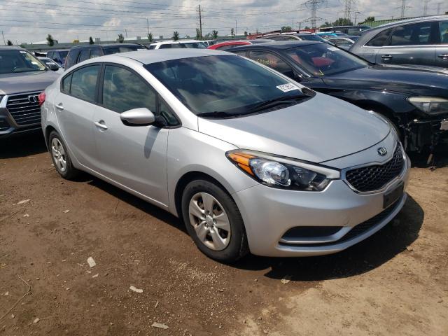 KNAFK4A6XG5487006 - 2016 KIA FORTE LX SILVER photo 4