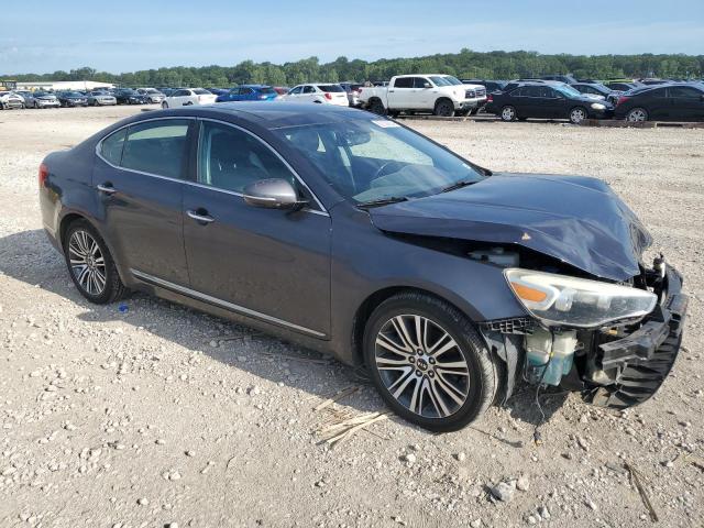 KNALN4D70E5153093 - 2014 KIA CADENZA PREMIUM GRAY photo 4