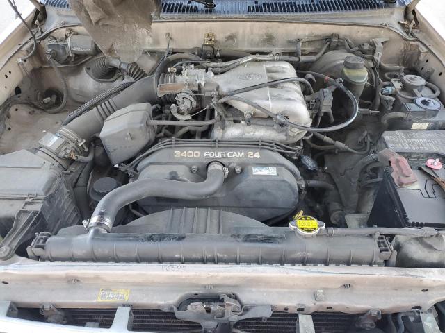 4TASN92NXWZ148406 - 1998 TOYOTA TACOMA XTRACAB PRERUNNER თაფლისფერი ფოტო 11