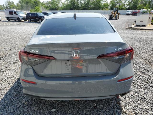 2HGFE2F56SH548160 - 2025 HONDA CIVIC SPORT GRAY photo 6