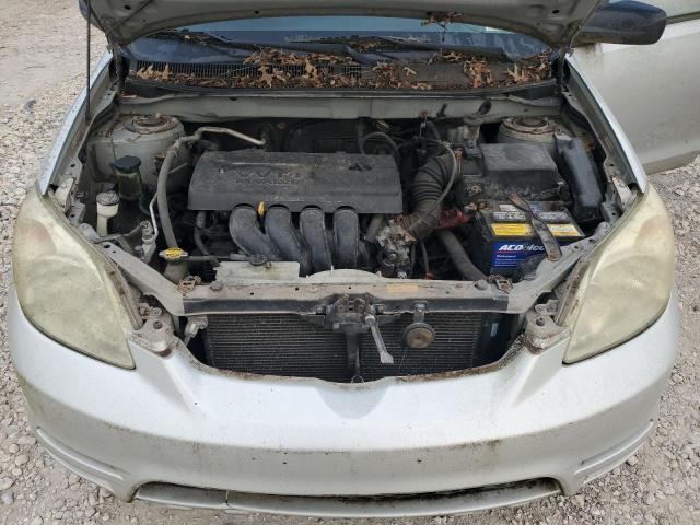 2T1KR32E24C236086 - 2004 TOYOTA MATRIX XR SILVER photo 12