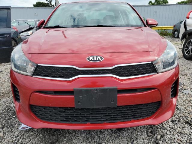 3KPA24AB7JE049016 - 2018 KIA RIO LX RED photo 5