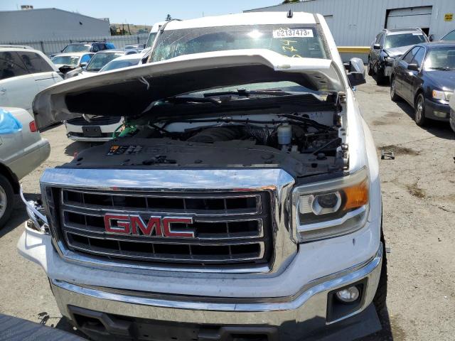 3GTU2VEC1EG228278 - 2014 GMC SIERRA K1500 SLT WHITE photo 5