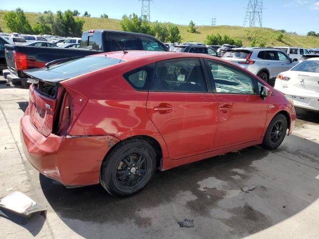 JTDKN3DU2D1643314 - 2013 TOYOTA PRIUS RED photo 3