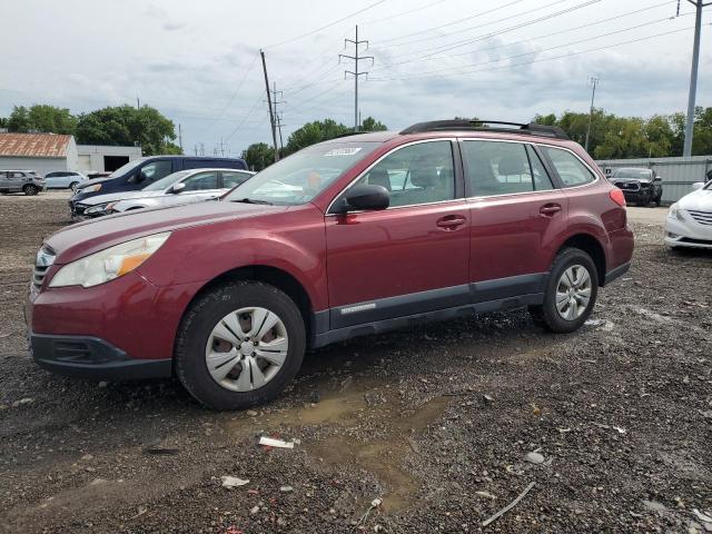 4S4BRBAC8B3388191 - 2011 SUBARU OUTBACK 2.5I RED photo 1