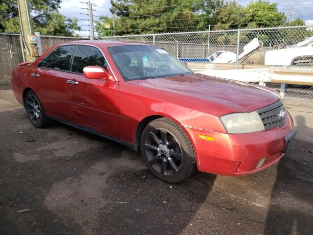 JNKAY41E23M000463 - 2003 INFINITI M45 MAROON photo 4