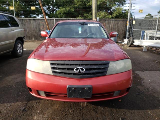 JNKAY41E23M000463 - 2003 INFINITI M45 MAROON photo 5